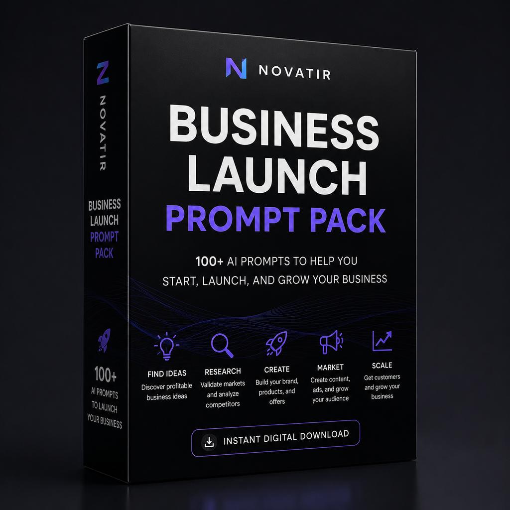 Novatir Business Launch Prompt Pack